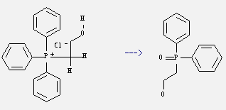 Phosphonium,(2-hydroxyethyl)triphenyl-, chloride (1:1) can be used to produce β-diphenylphosphorylethyl alcohol